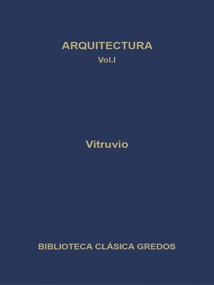 cover image of Arquitectura. Libros I-V